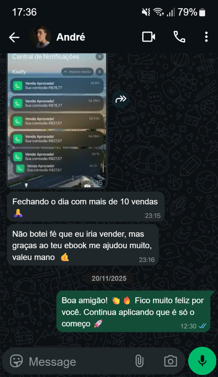 Depoimento WhatsApp 1