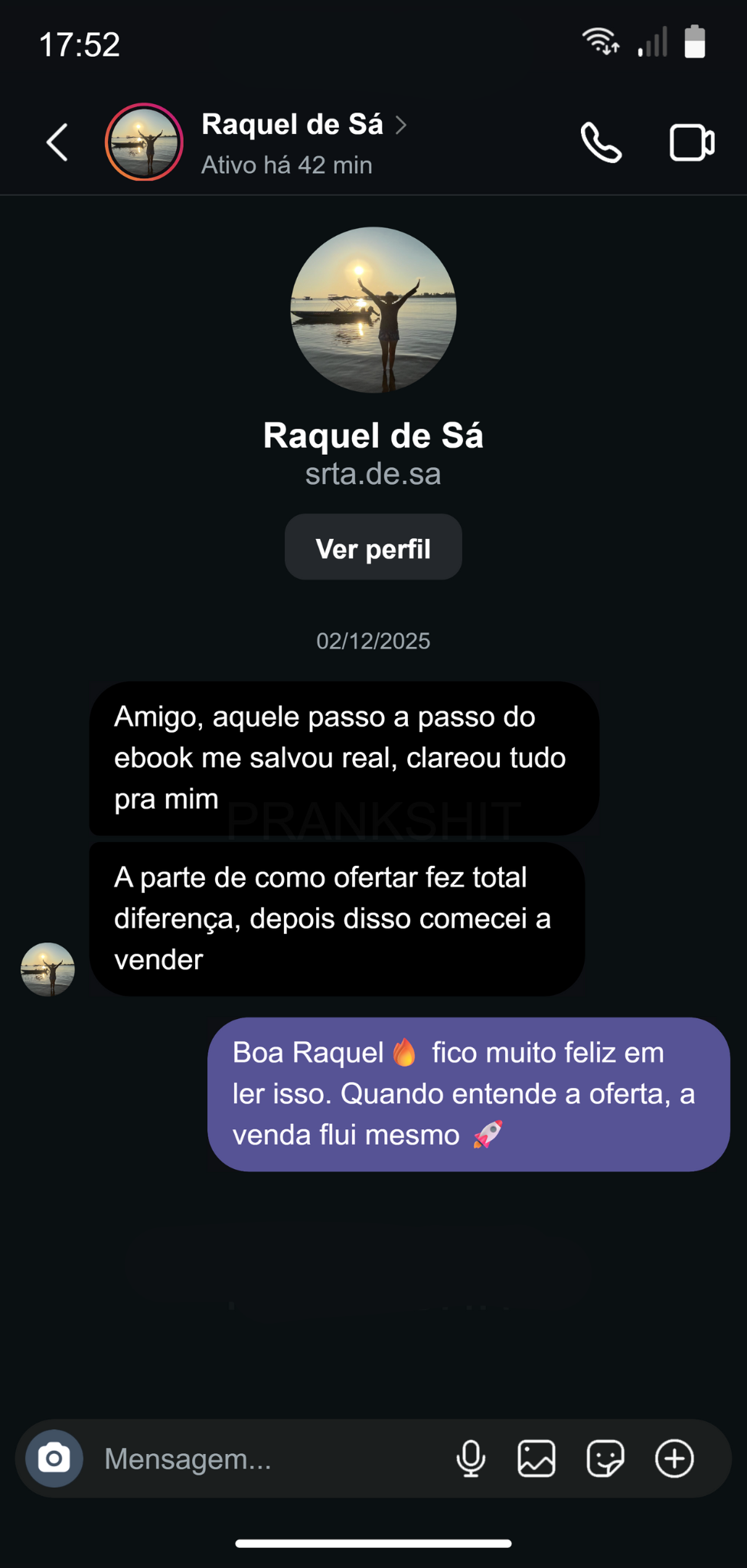 Depoimento WhatsApp 3
