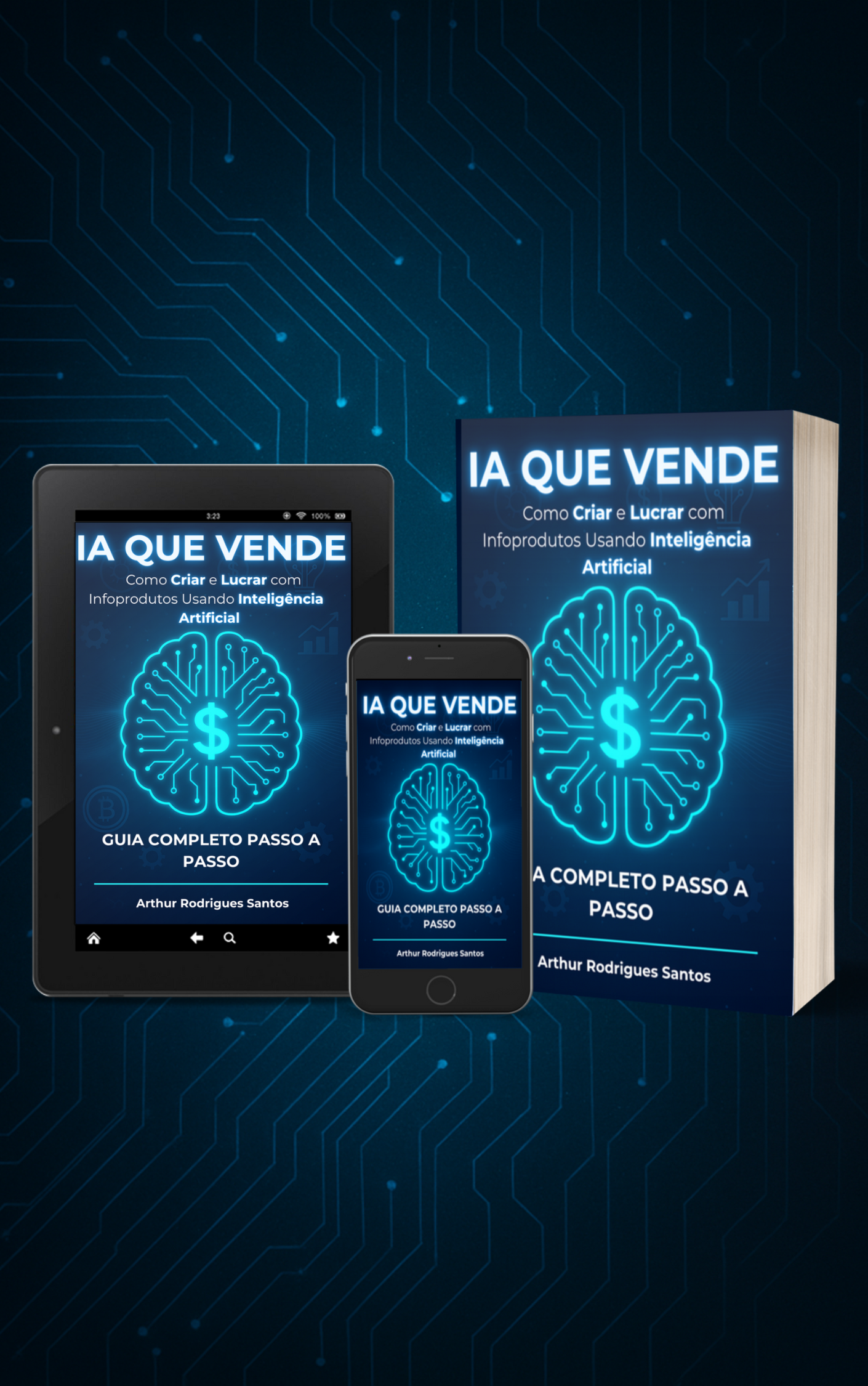 Mockup visual do produto